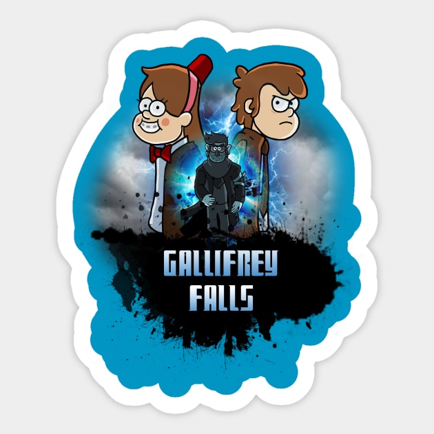 Gallifrey Falls Sticker by Cosmodious